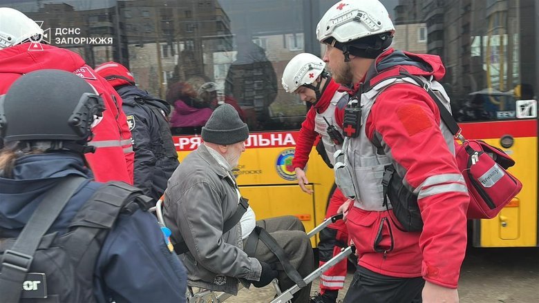 attack on Zaporizhzhia on 17 December