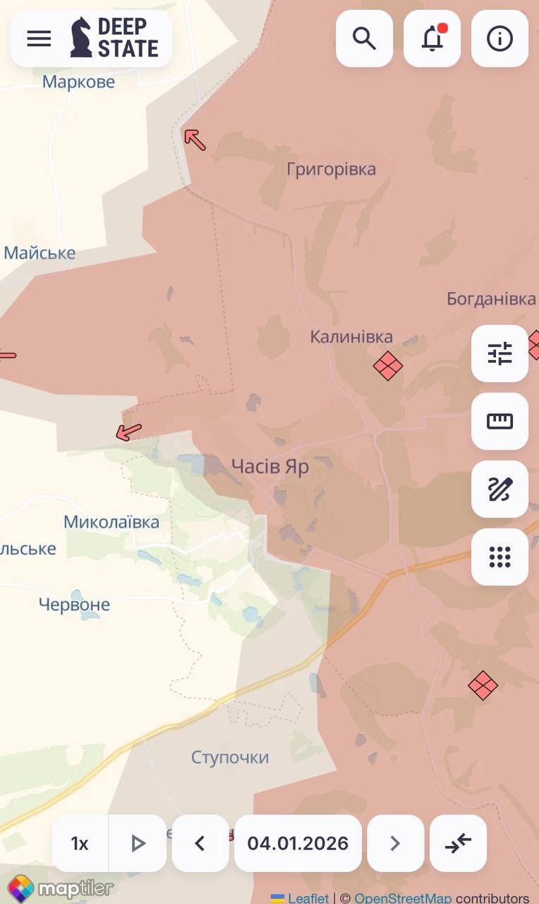 Ворог просунувся в Різниківці, Часовому Яру та Мирнограді