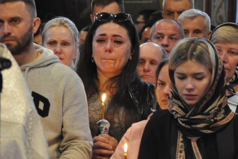 Farewell to cyborg paratrooper of 95th Brigade Ruslan Borovik, who died in battles with Russian occupiers in east, said goodbye in Kyiv 26