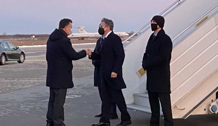 Blinken arrives in Kyiv. VIDEO&PHOTOS