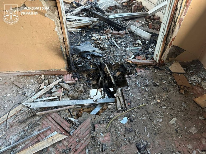 Удар по учебному заведению в Богодухове
