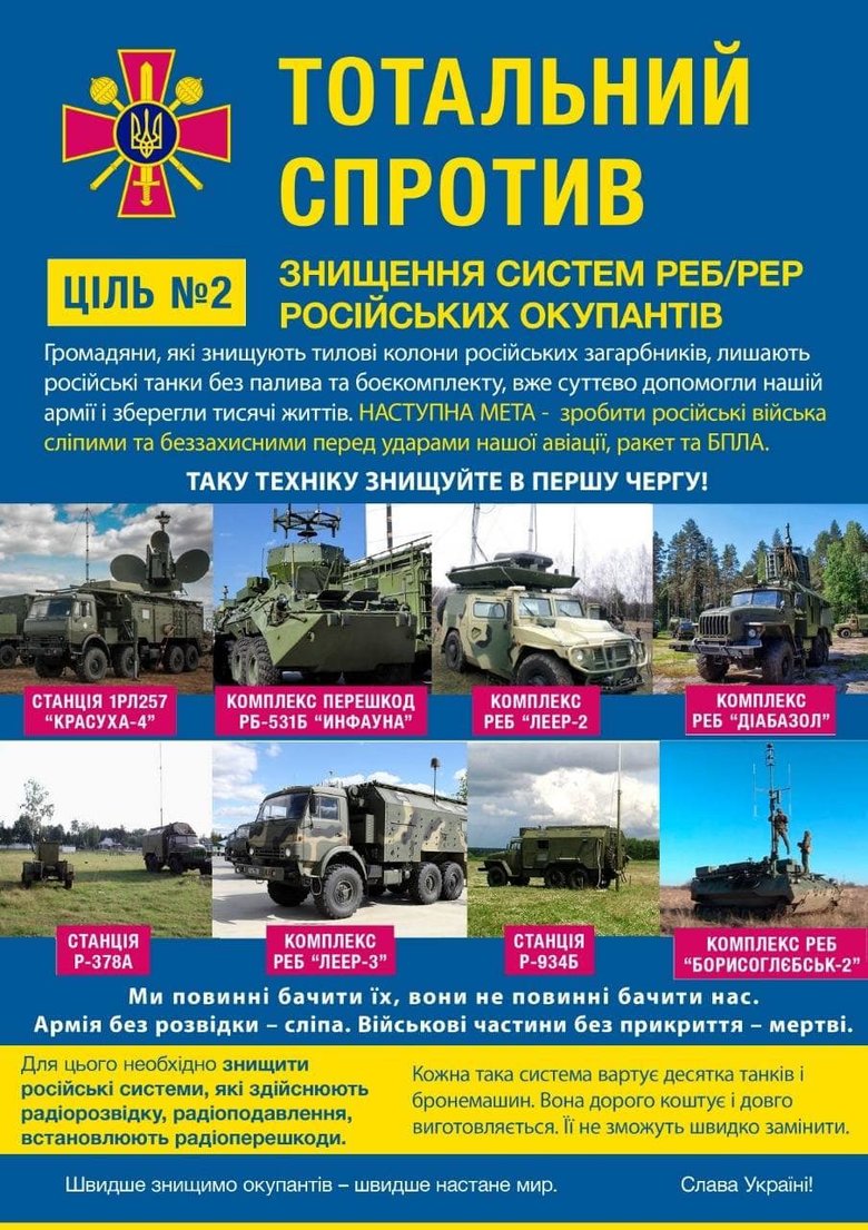 Резніков закликав українців нищити системи РЕБ та РЕР окупантів 01