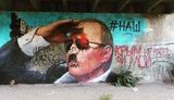 путин граффити