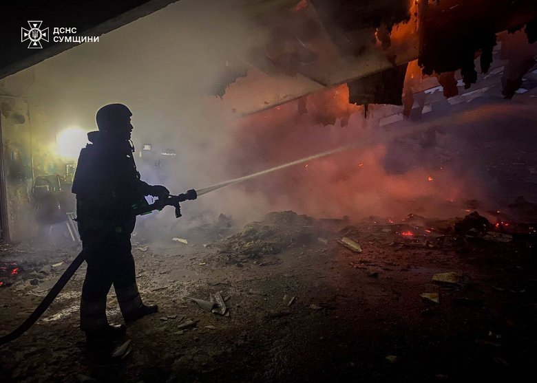 Sumy region under enemy fire: air strikes and artillery shelling