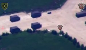 Оператори ББС "Спалах" знищили в Донецькому аеропорту пікап-катапульту окупантів для запуску "Шахедів". ВIДЕО