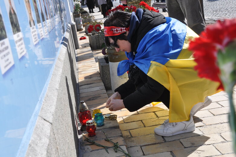 Memory of soldiers who died in war with Russian Federation since 2014 was commemorated in center of Kyiv 38