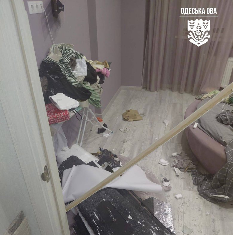 Дрон влетів у квартиру в Одесі 18 грудня