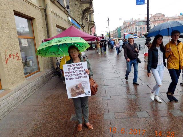 40 Crimean Tatars kidnapped, 11 killed, 17 arrested, 64 kids orphaned: people protest in St. Petersburg in support of Crimean Tatars 15 40 Crimean Tatars kidnapped, 11 killed, 17 arrested, 64 kids orphaned: people protest in St. Petersburg in support of Crimean Tatars 15
