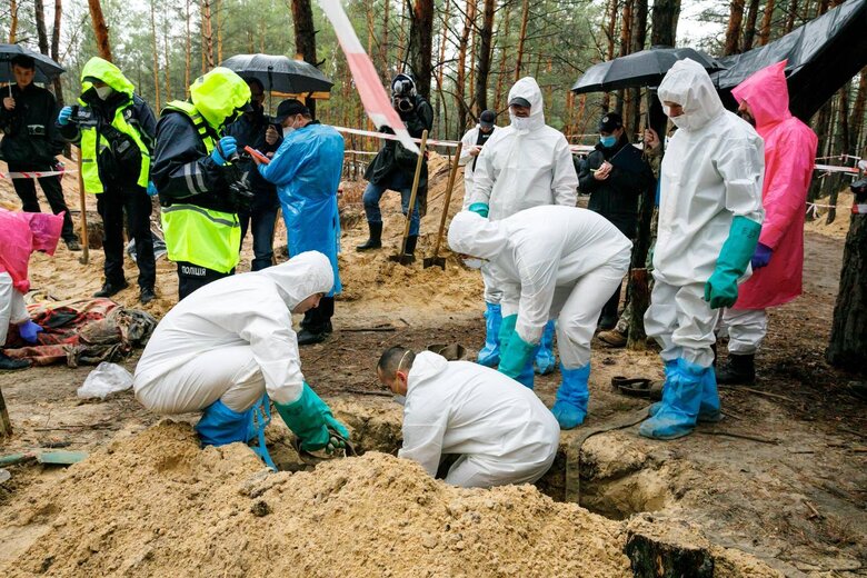 Total of 436 bodies were exhumed from mass burial site in Izium, Kharkiv region, - RMA 07