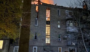 Russian army launched massive attack on Kamianske with drones, 8 people injured. PHOTOS