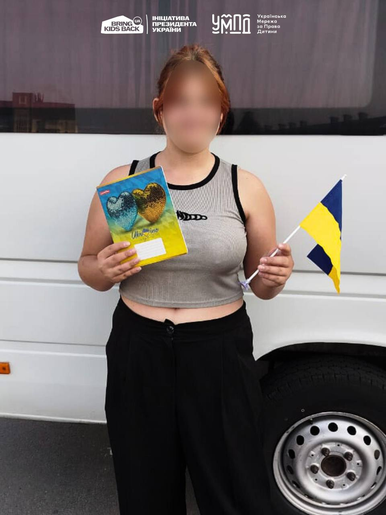 14-year-old girl returned from occupation