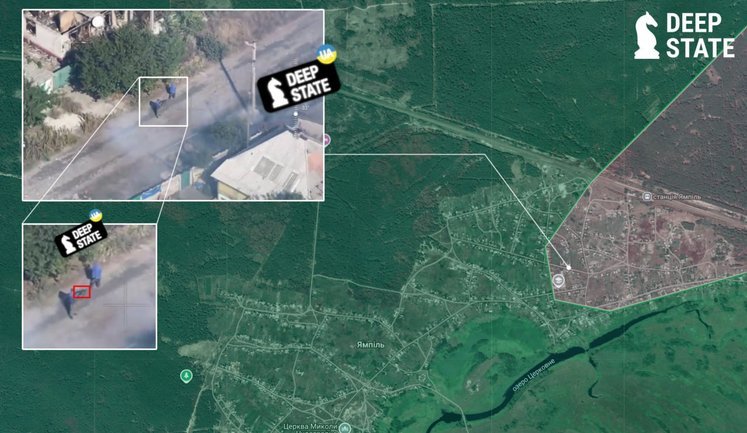 Russians managed to run into Yampil, but Defence Forces immediately began hunting them down, - DeepState