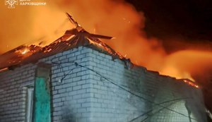 Over past 24 hours, Russian UAVs attacked four communities in Kharkiv region: two people were injured and fires broke out. PHOTOS