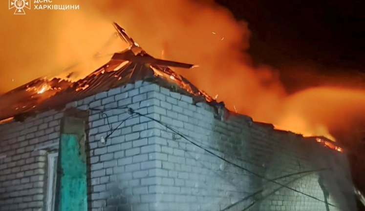 Over past 24 hours, Russian UAVs attacked four communities in Kharkiv region: two people were injured and fires broke out. PHOTOS