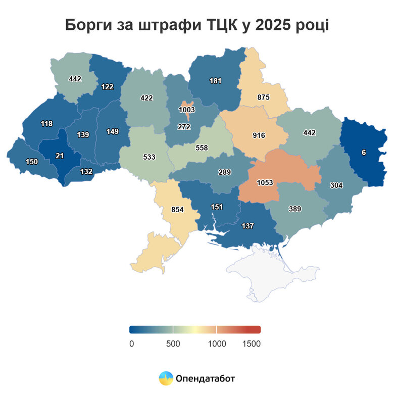Де в Україні найбільше боргів за штрафи ТЦК qqhixuitdiqrdzrz