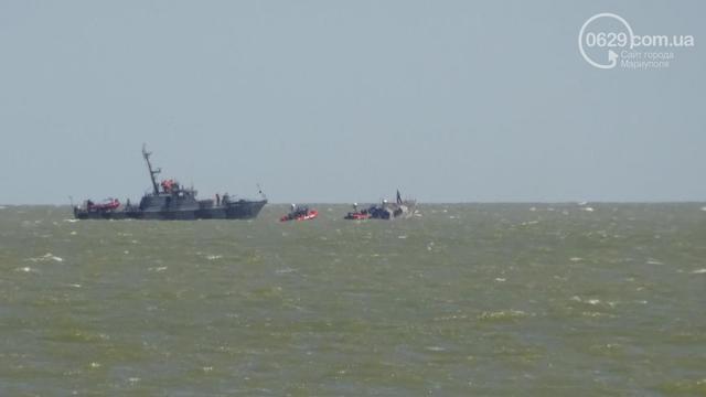 корабль взрыв мариуполь пограничники катер