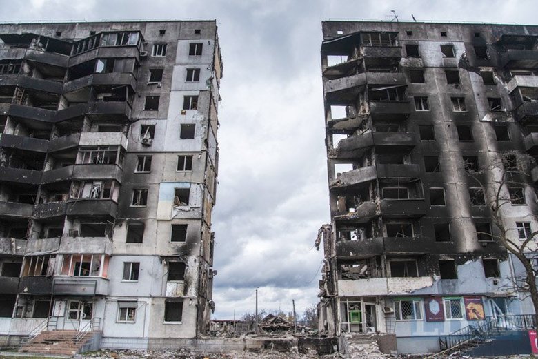 Бородянка через 18 днів після звільнення 28