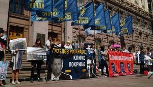 Нацкорпус протестує проти корупції Кличка та Густєлєва на транспорті