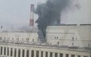 в москве загорелась тец