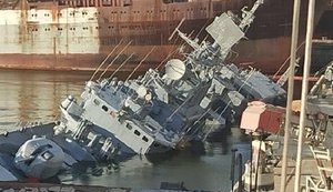 Фрегат "Гетьман Сагайдачний" спеціально затоплений у Миколаєві, щоб не дістатися ворогу, – Резніков