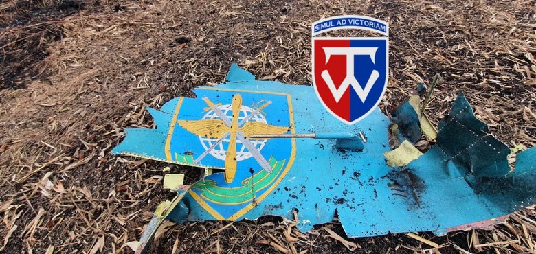 Знайдено мертвим пілота та уламки збитого російського Су-25, - 58 ОМБр 02