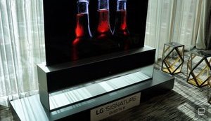 LG в этом году может начать продажу сворачивающихся телевизоров. ФОТО