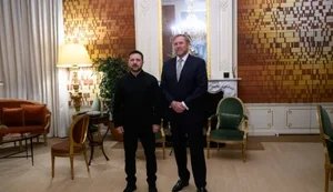 Володимир Зеленський і король Нідерландів Віллем-Александр під час зустрічі