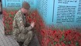 Сожалею, что не могу быть на передовой, - ветеран Второй мировой Варвашеня и воин АТО Пирог зажгли "Огонь памяти" в Запорожье. ВИДЕО