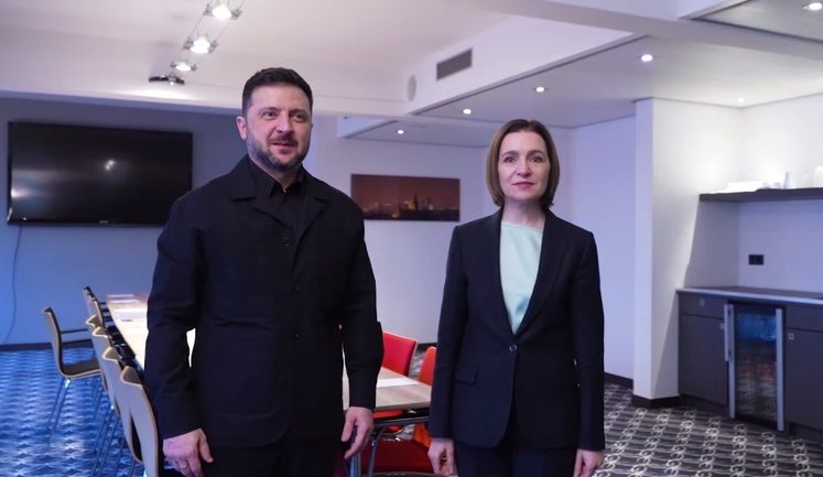 Зеленский и Санду обсудили давление на РФ и членство в ЕС. ВИДЕО