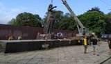 Советский монумент Славы окончательно демонтирован во Львове. ВИДЕО+ФОТОрепортаж