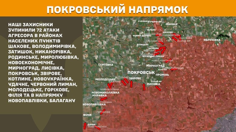 Ситуация на фронте на утро 11 октября