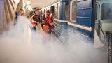 В Харькове "пожар" в метро: задействовали спасателей и МЧС. ФОТОрепортаж