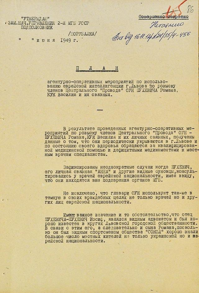СБУ оприлюднила унікальні архівні документи про життя і діяльність Шухевича 01