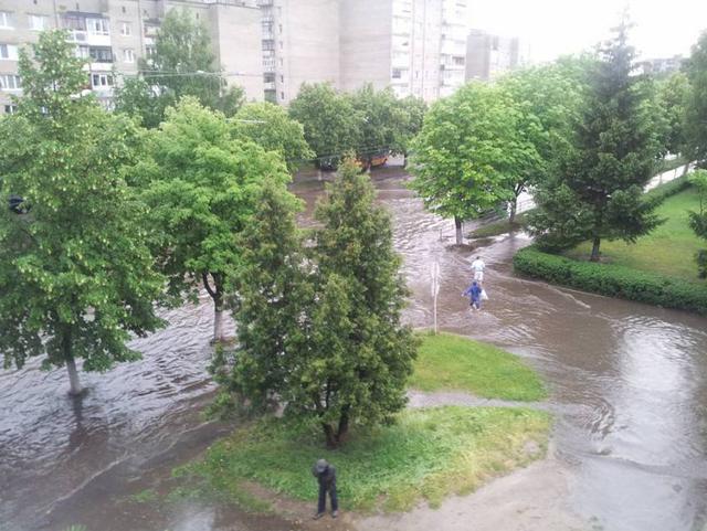 потоп луцк дождь ливень
