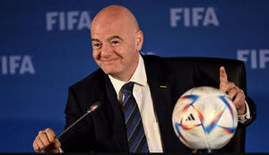 FIFA President Infantino supports return of Russian athletes to international football
