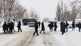 Люди перекрыли дорогу на Харьковщине из-за отсутствия отопления. ФОТО
