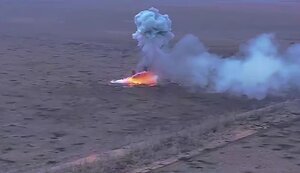 Enemy BMD-2 explodes after being hit by Ukrainian soldiers. VIDEO