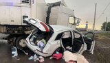 Audi зіткнулося з фурою на Херсонщині: у ДТП загинуло подружжя та їхня 6-річна дитина, їхня 16-річна дочка в комі. ВІДЕО+ФОТОрепортаж