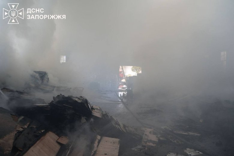 Russian UAV attacks the outskirts of Zaporizhzhia