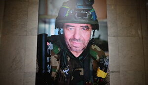 Exhibition of photographs by volunteer Volodymyr Myroniuk (John), who died near Kurdiumivka in September 23rd. PHOTOS
