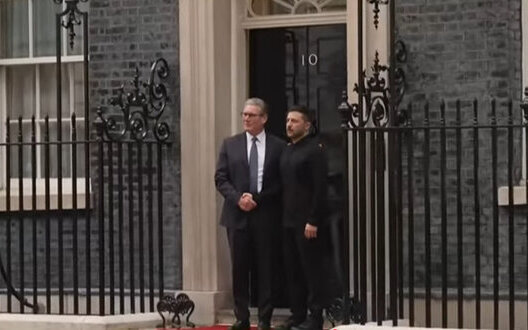 Zelenskyy has already arrived at Starmer’s residence