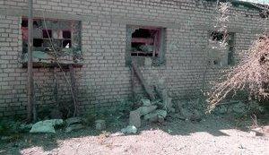 30 houses, granary, vehicles destroyed in terrorist shelling of Chermalyk. PHOTOS