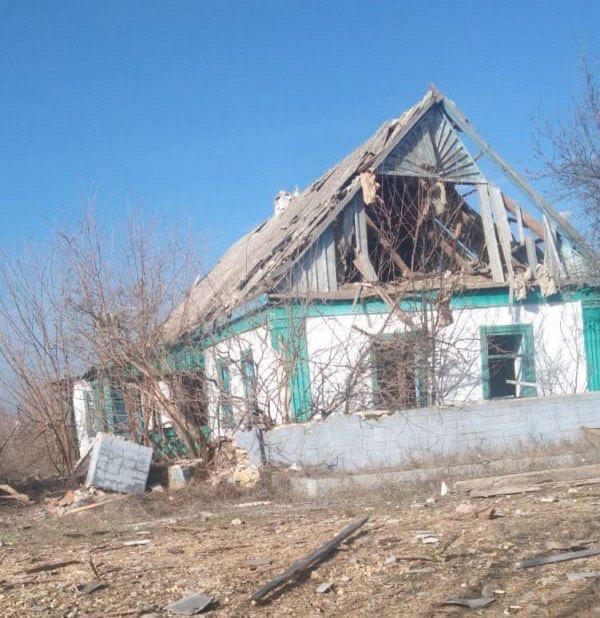 Наслідки обстрілу Саблуківки на Херсонщині