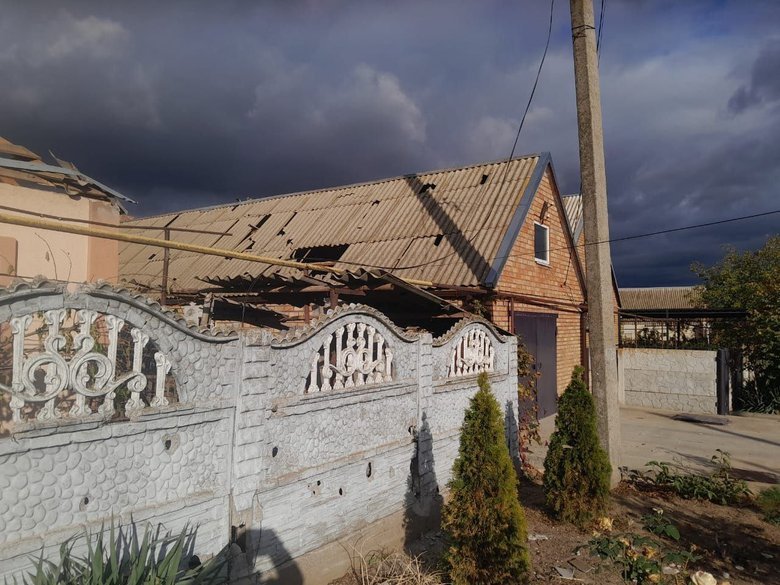 Shelling of Nikopol region on 20 October