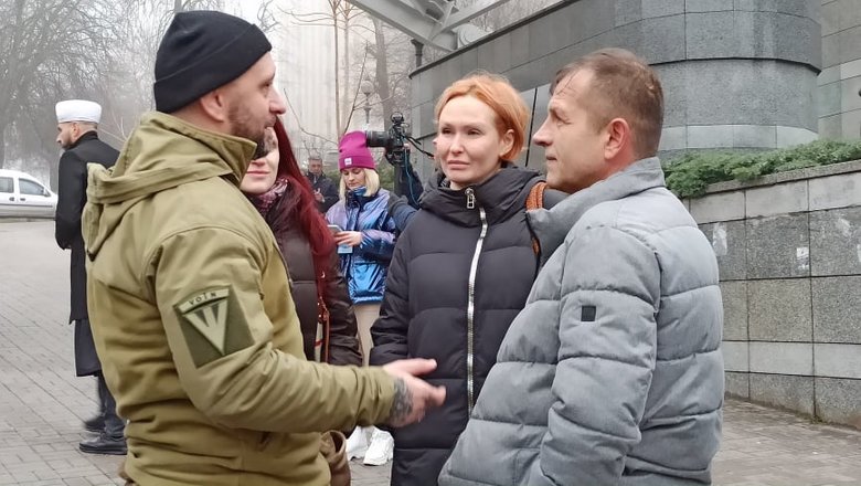 Свободу политзаключенным, - акция в поддержку пленников Кремля прошла в центре Киева 03