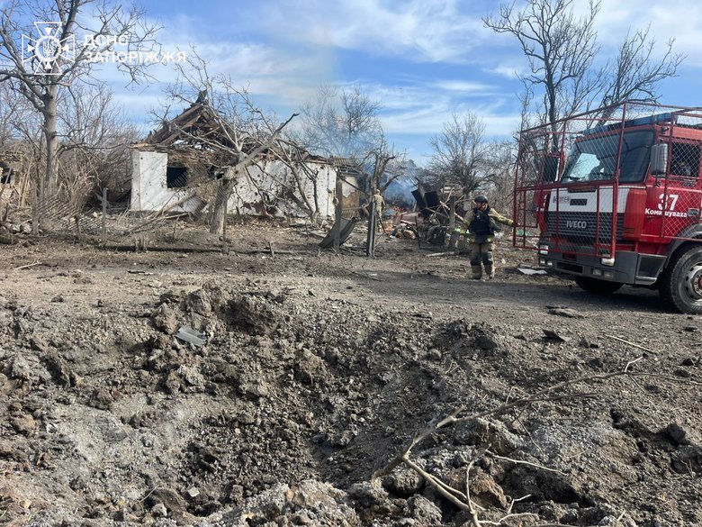 Росія вдарила КАБами по Запорізькому району