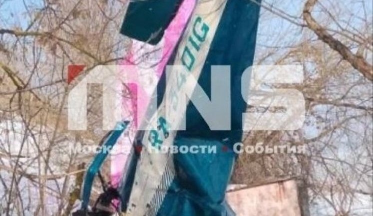Легкомоторный самолет упал в Подмосковье: вероятно, российская ПВО перепутала его с дроном и сбила. ФОТО