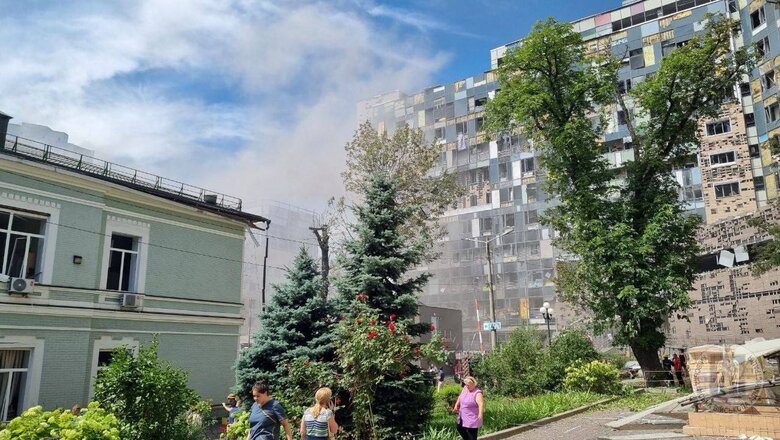 Наслідки ракетного удару по Києву 8 липня 2024 року