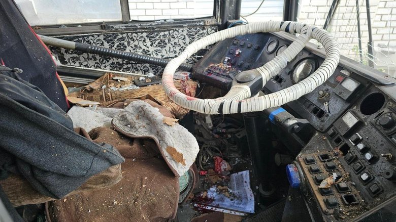 обстріл тролейбуса у Херсоні