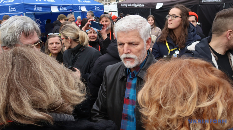 Мітинг у Празі на підтримку України